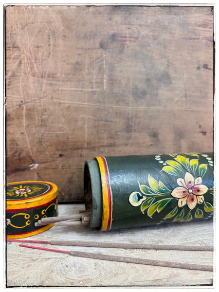 Paper mache incense holder