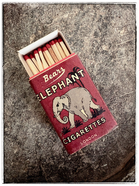 Vintage matchbox covers