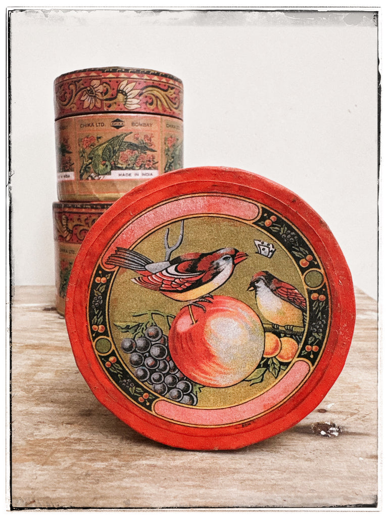Vintage paper mache box