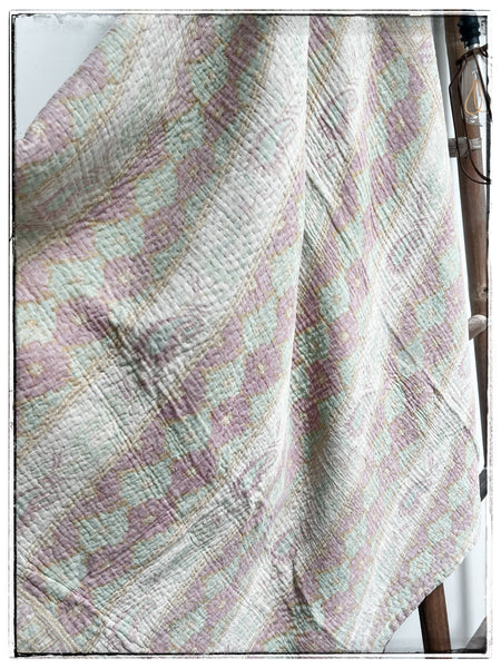 Antique kantha quilt