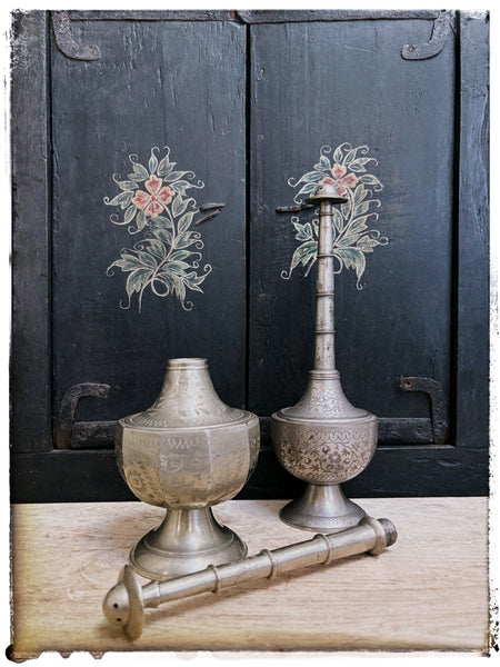 Antique rosewater bottles