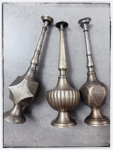 Antique rosewater bottles
