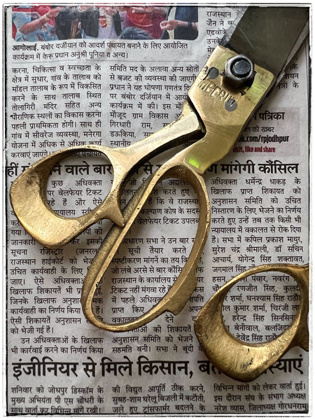 Indian brass scissors