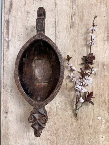 Antique tribal opium bowl
