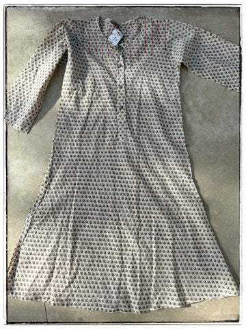 Cotton kaftans - 2 prints 10-12yrs
