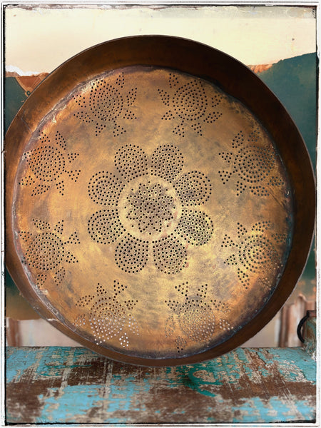 Kolam chalk-art sieve