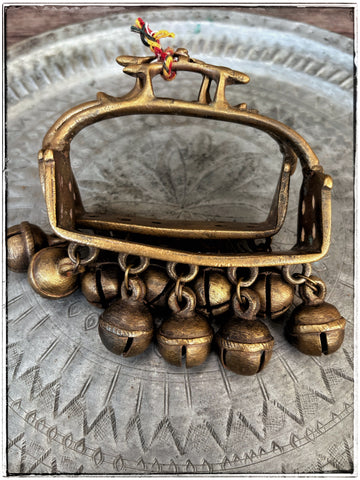 Antique brass stirrups