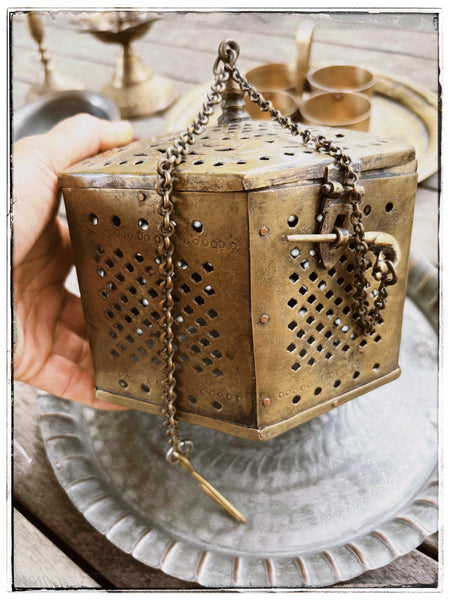Antique jaali lantern