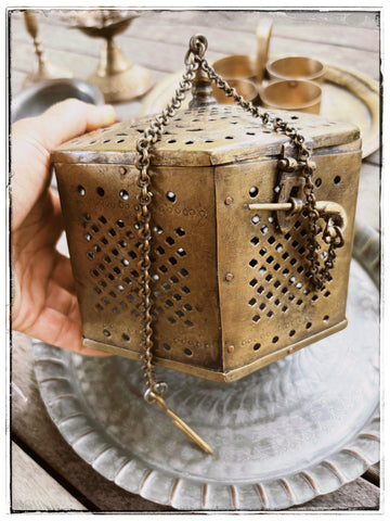 Antique jaali lantern
