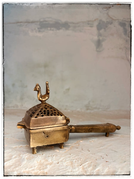 Handmade brass dhoop dan