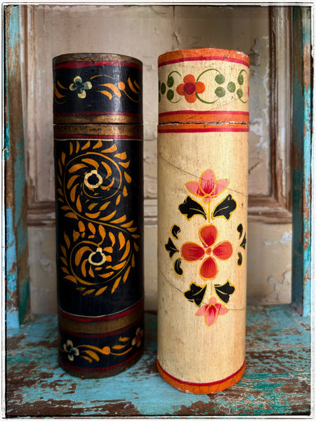 Paper mache incense holder.