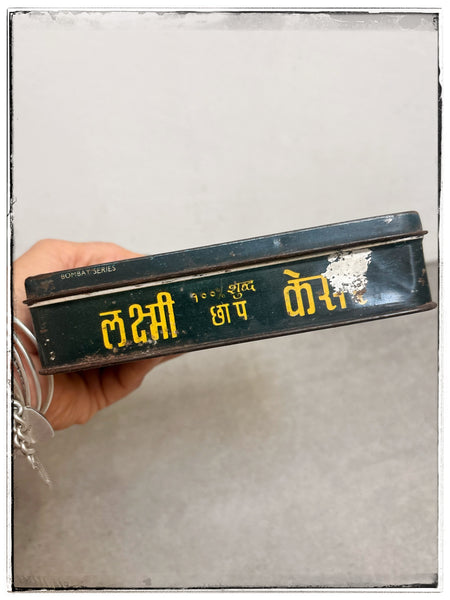 Vintage Laxmi Saffron tin
