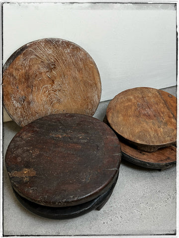 Vintage chapati boards