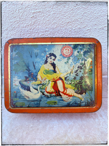 Vintage Radha tin