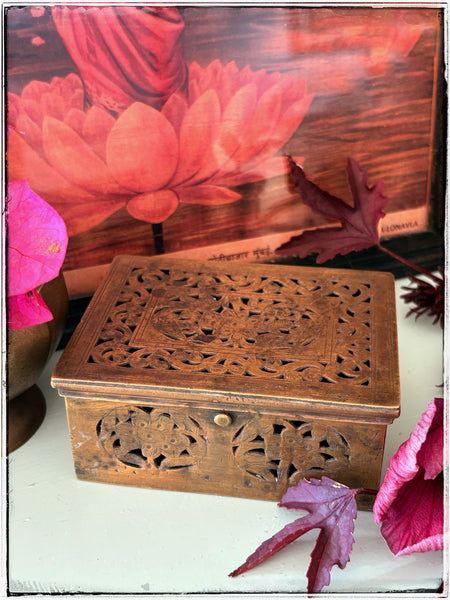 Antique jaali tins