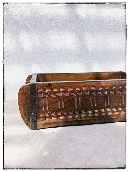 Old wooden brick moulds