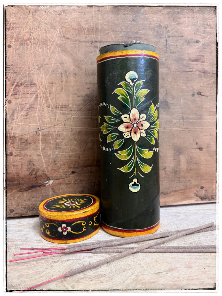 Paper mache incense holder