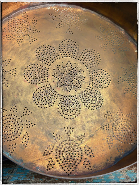 Kolam chalk-art sieve