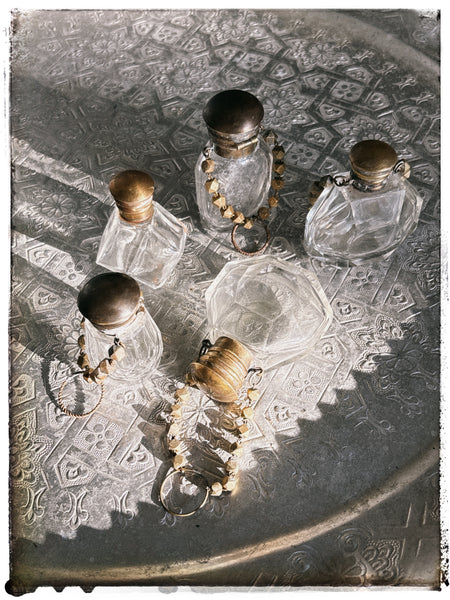 Antique perfume bottles