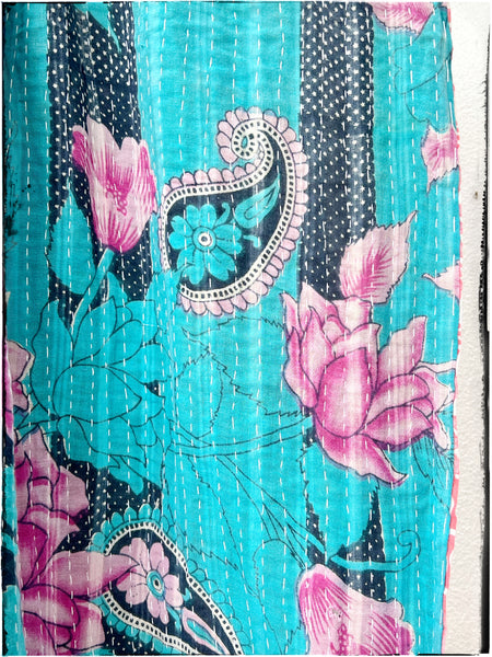 Vintage kantha quilt