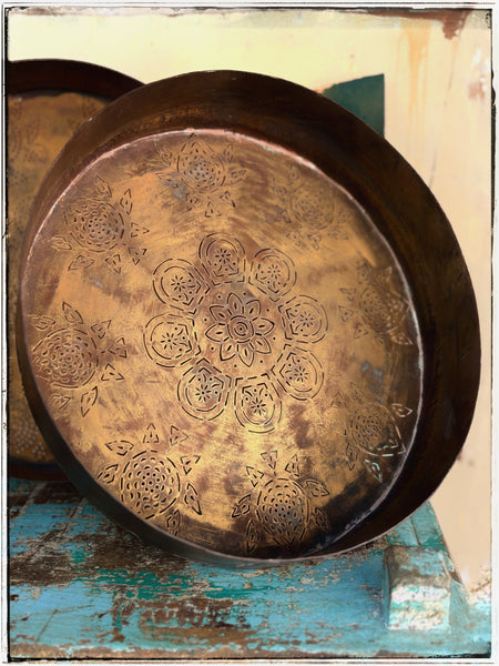 Kolam chalk-art sieve
