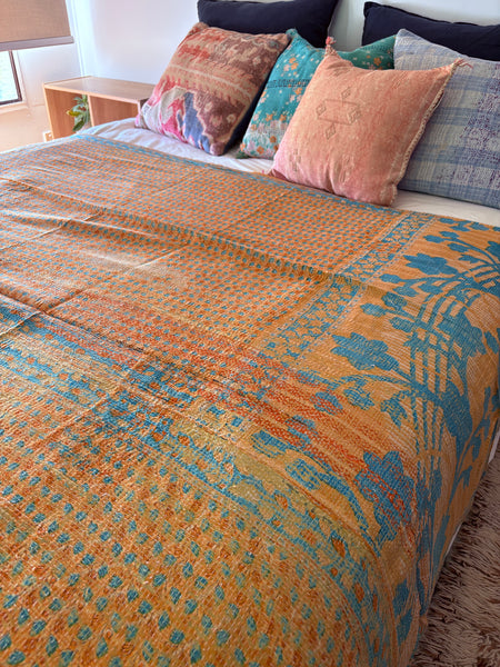Antique kantha quilt