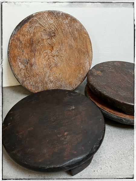 Vintage chapati boards