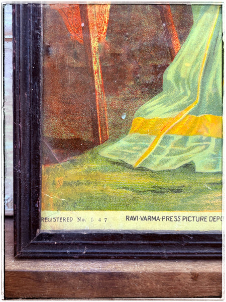 Original Ravi Varma lithograph