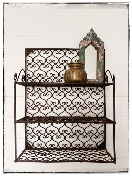 Vintage jaali shelf