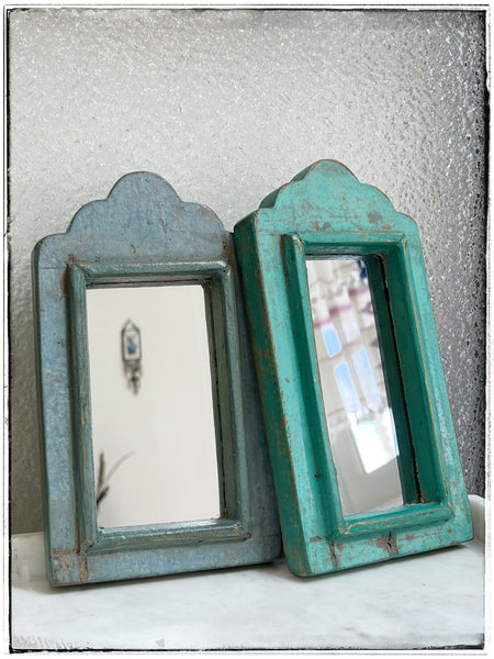 Wooden arch mirrors