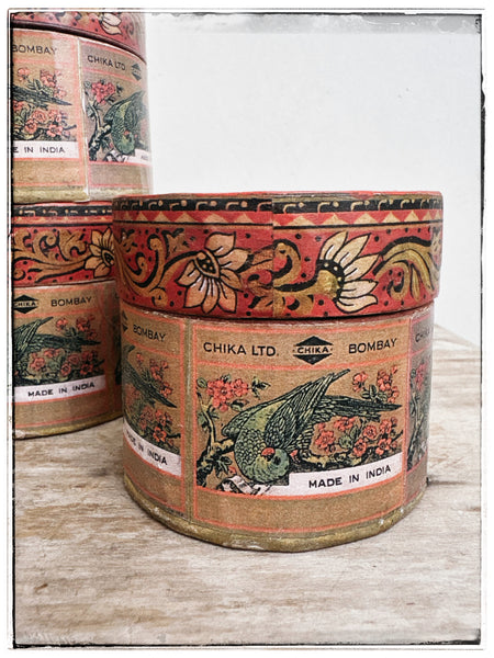 Vintage paper mache box