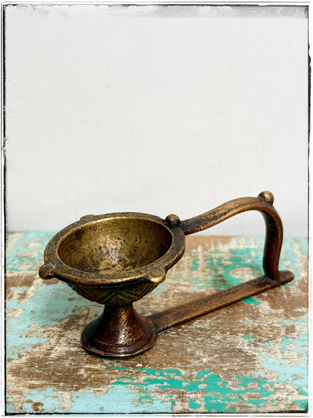 Antique oil lamps