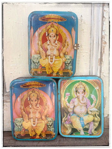 Vintage Ganesha tin