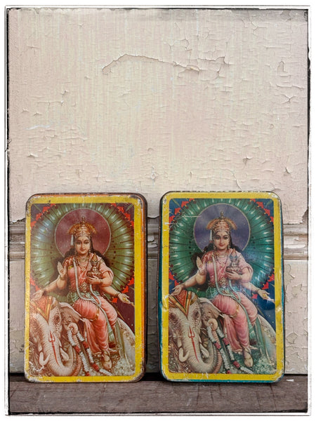 Small vintage Laxmi tin