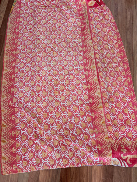 Vintage kantha quilt