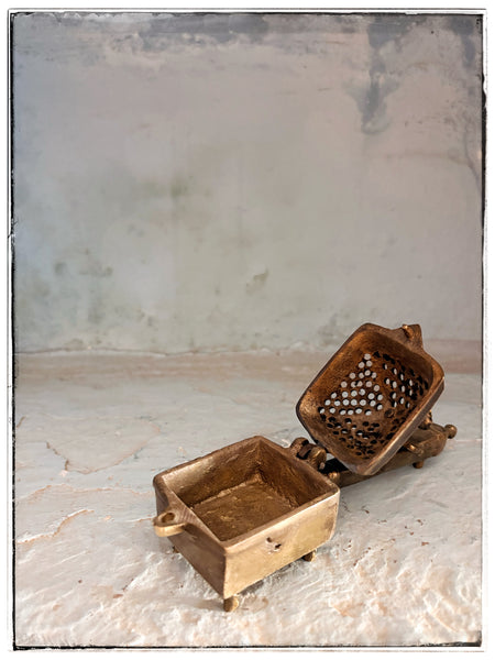 Handmade brass dhoop dan