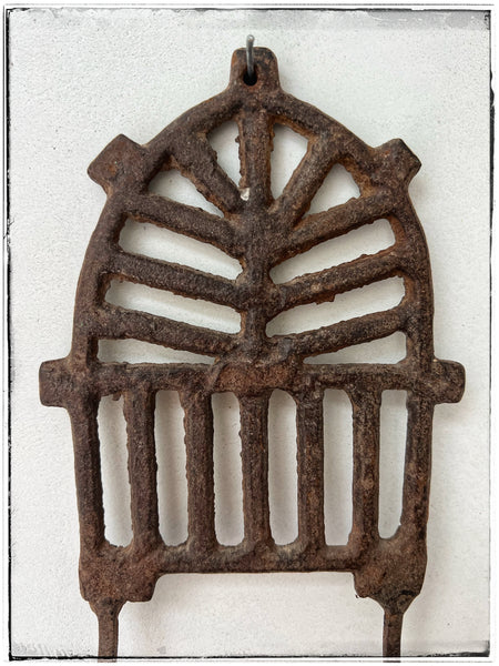 Rustic cast iron wall hooks