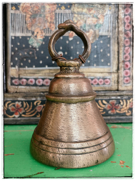 Antique brass bells