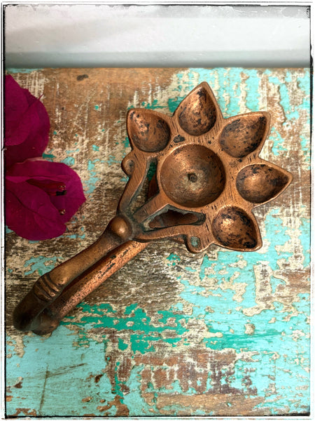 Antique oil lamps