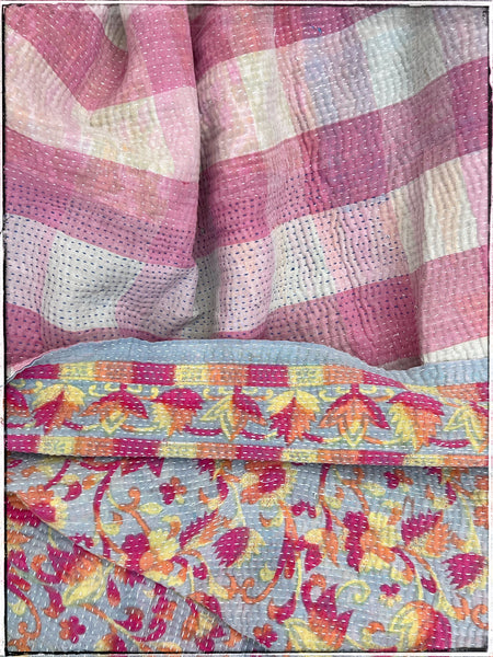 Antique kantha quilt