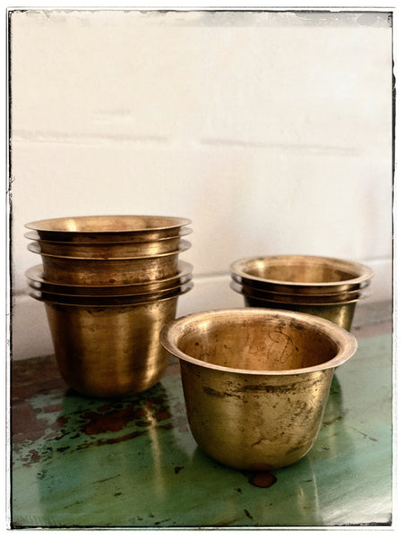 Vintage chai bowls