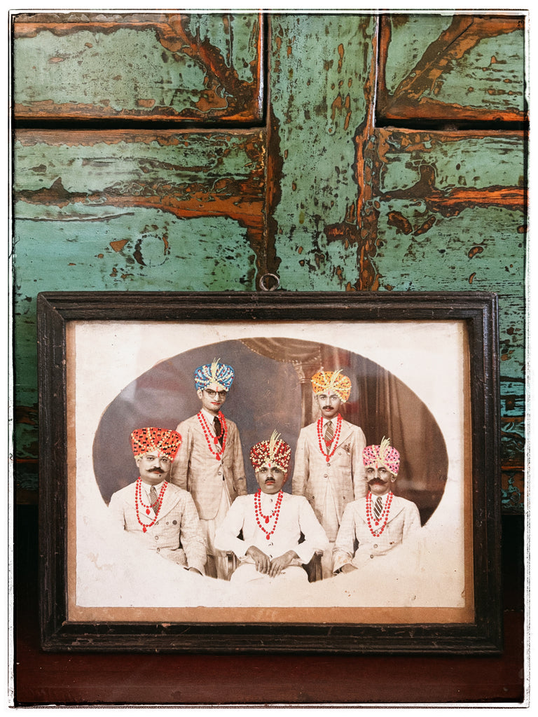 Framed vintage photograph