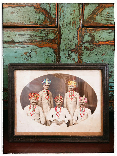 Framed vintage photograph