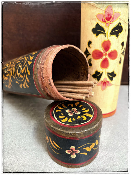 Paper mache incense holder.