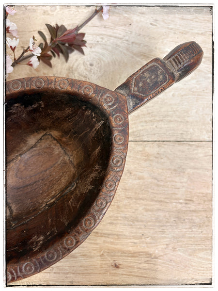 Antique tribal opium bowl