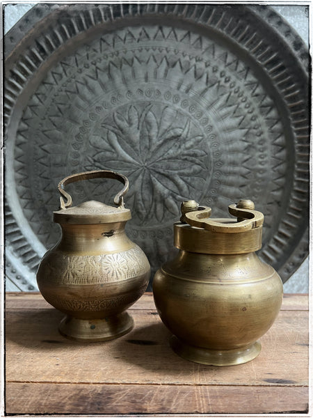 Vintage holy water pots