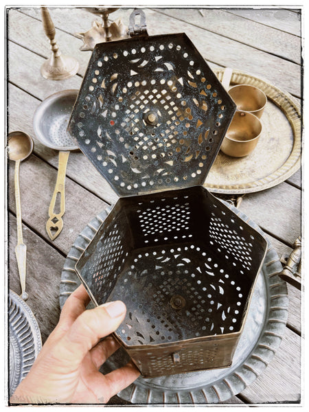 Antique jaali lantern