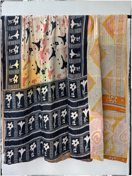 Antique kantha quilt