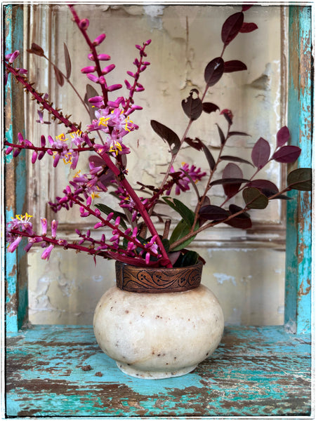 Antique marble vase