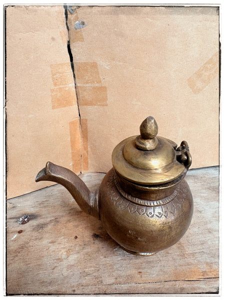 Antique puja oil jug